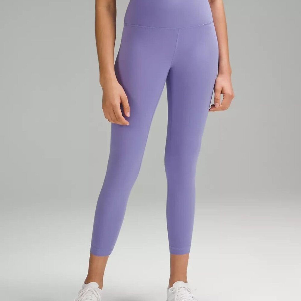 Lululemon Wunder Train 25" Leggings in Dark Lavender